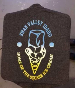Sun Valley Idaho Screen-printed black t-shirt